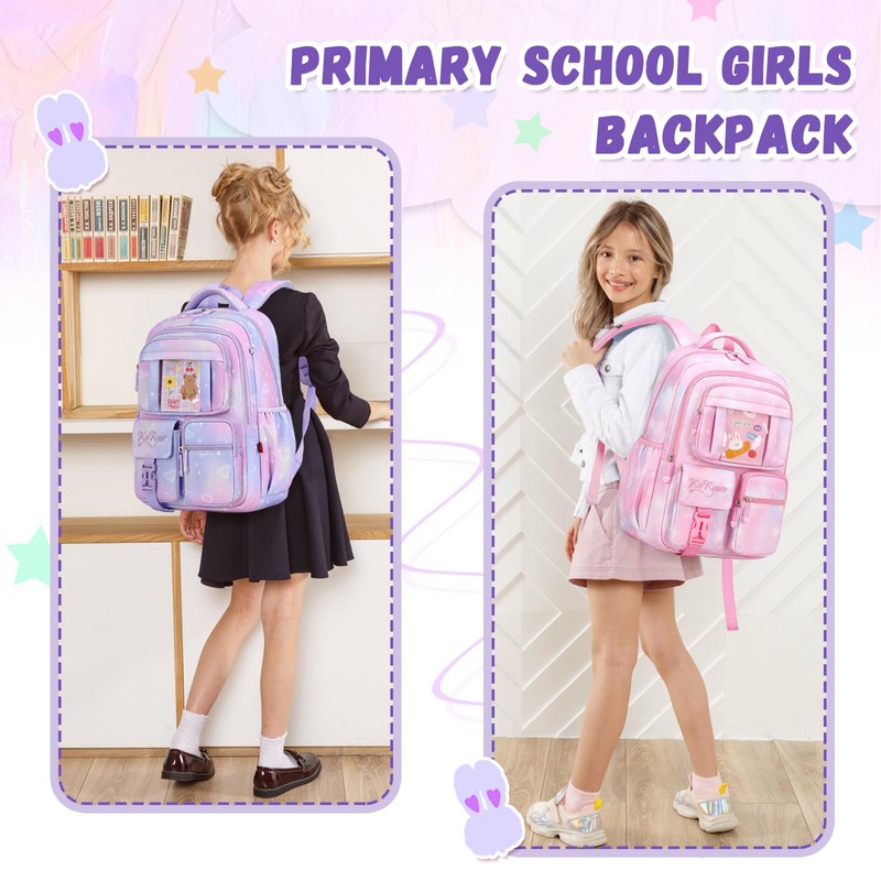 PIG PIG GIRL Kids Backpack for Girls - School Bags