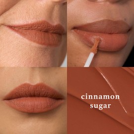 Julep It's Whipped Matte Lip Mousse - Cinnamon Sugar - Long-Lasting Liquid Lipstick - Non-Drying Velvety Finish - Moisturizing Shea Butter