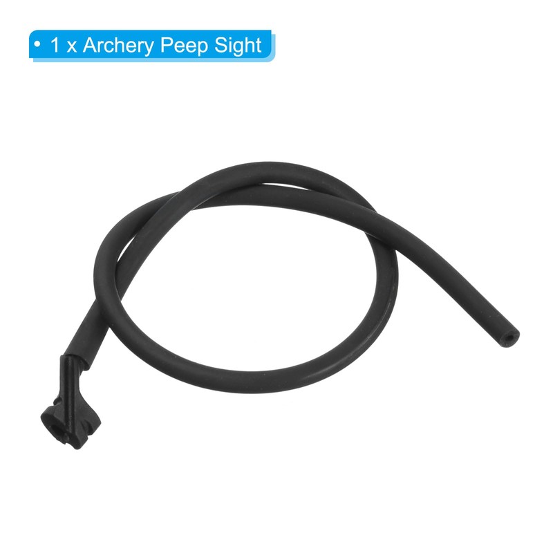 PATIKIL Archery Peep Sight, 3/16" Aperture Tube Rubber Bow String