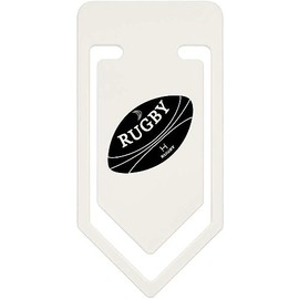 91mm 'Rugby Ball' Large Plastic Paper Clip (CC00072864)