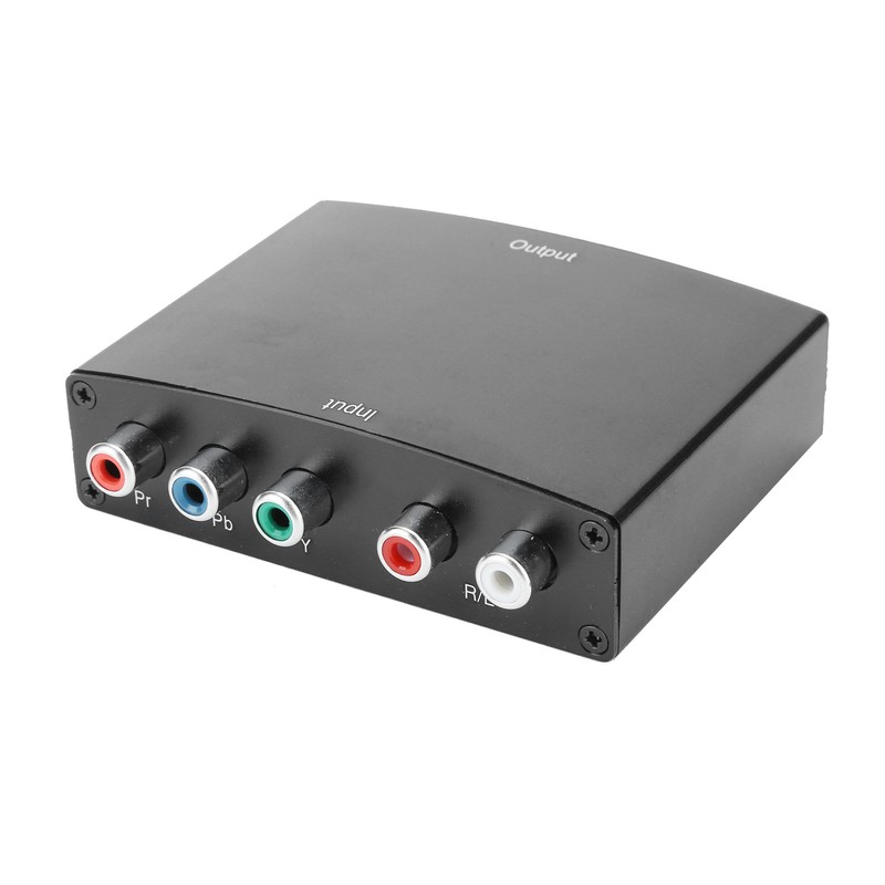 YPbPr to HDMI Converter Portable L/R Audio RGB Adapter Cable