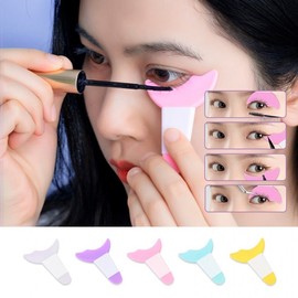 Eye Line Guard Helper Tool for Mascara & Eyeliner Application (Beginner Friendly) 05 Eye Line Guard - White 12ea