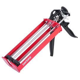 DAFEIKE 20oz 22oz Epoxy Gun Dual Cartridge Gun Epoxy Anchoring Adhesive Applicator for 600 ml/650ml, Red
