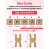 Liebster Heart-Shaped Bodysuit Extender - Custom Fit, Stretchable Snap-On Extension
