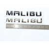 2Pack for Malibu Nameplate Letter Emblem Badge Glossy Compatible with