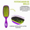 Wet Brush Shine Enhancer Paddle Brush Sky - Cepillo desenredante