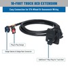 MECMO 10-Foot 7-Pin Trailer Wiring Harness Extension for Dodge 1995-2009