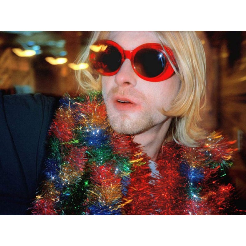 70's Design Oval Sunglasses, Black