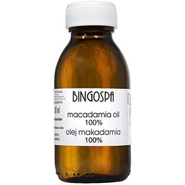BINGOSPA Moisturising Macadamia Oil for Long Eyelashes, Swollen Ankles, Moisturising Care 100 ml