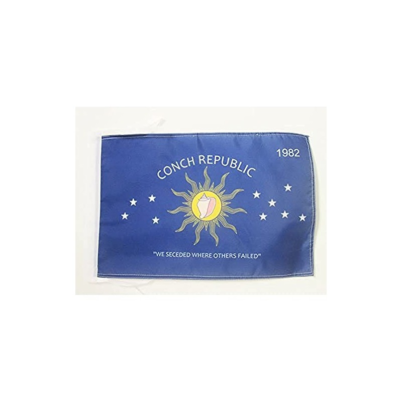 AZ FLAG CONCH REPUBLIC FLAG 18'' x 12'' cords -