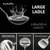 PanPacific 17" Wok Spatula and Ladle, Skimmer Spoon - High-Grade