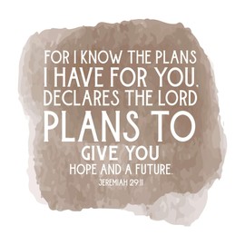 Family for I Know The Plans I Have for You Motivational Quote Wall Decal Decoration Bible Verse Jeremiah 29:11 Religious Quote Lasts Years and Easily Removable - Size: 30 in(W) x 15 in(H)
