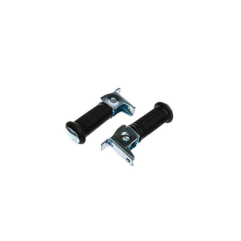 Set: 2x Co-pilote`s footpeg, round