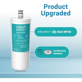 AQUACREST AP517 Under Sink Water Filter, Replacement for Aqua-Pure AP517, AP51711, AP510, AP517EA (Pack of 1)