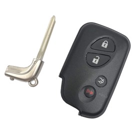 Remote Smart Key Fob Case Shell Fit for Lexus IS250 IS350 LS460 GS300 IS250 IS350 ES350 GS350 GS450h 4 Buttons Replacement Key Fob Cover (1)