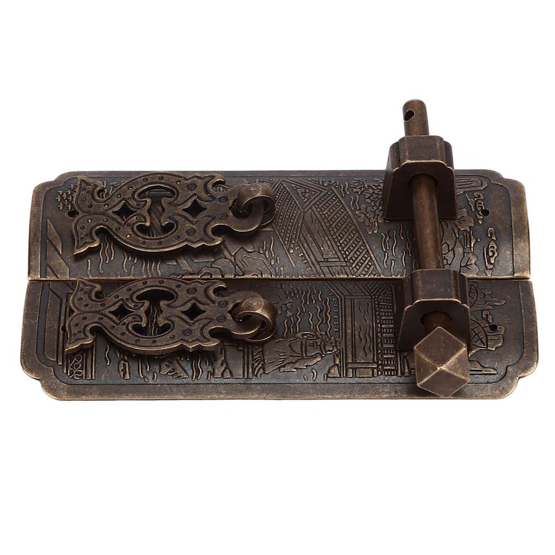Antique Drawer Pendant Pulls Beautifully Engraved High Hardness Brass Book