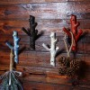 Ogrmar 2 Pcs Decorative Branch Cast Iron Wall Hooks/Hanger/H
