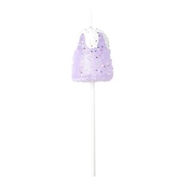 Vickerman 10" Purple Gumdrop Lollipop Ornament, 3 per Bag.