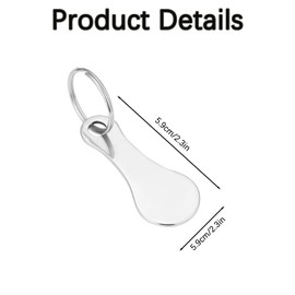 Shopping Trolley Token, 2 Pcs Shopping Cart Keys Shopping Trolley Key Release Tool Uk, Trolly Tokens, Stainless Steel Removable Shopping, Shopping Trolley Coins Trolley Tool Accessories