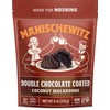 Manishewitz Double Chocolate Coated Coconut Macaroons 8oz, Resealable Bag, Dairy