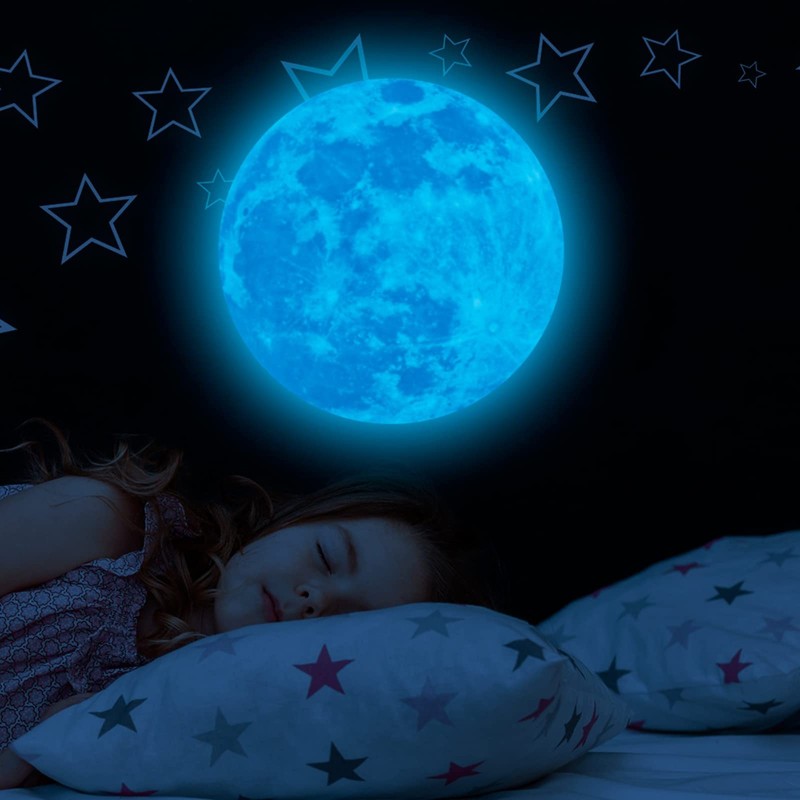Copeflap 1049 Pieces Glow Star Wall Stickers Glow in the