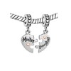 KunBead Mother and Daughter Heart I Love You Bead Charms