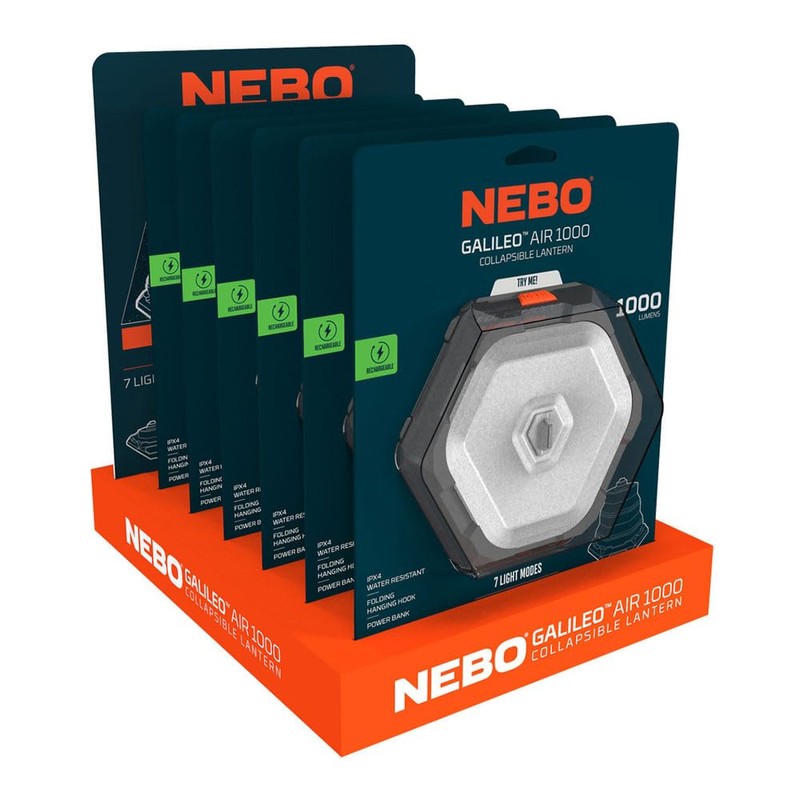 NEBO Galileo AIR 1000 | Powerful 1000 Lumen Lantern, White
