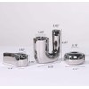 ITrixgan Silver Candlestick Holders, Decorative Taper Candle Holder Set Decor