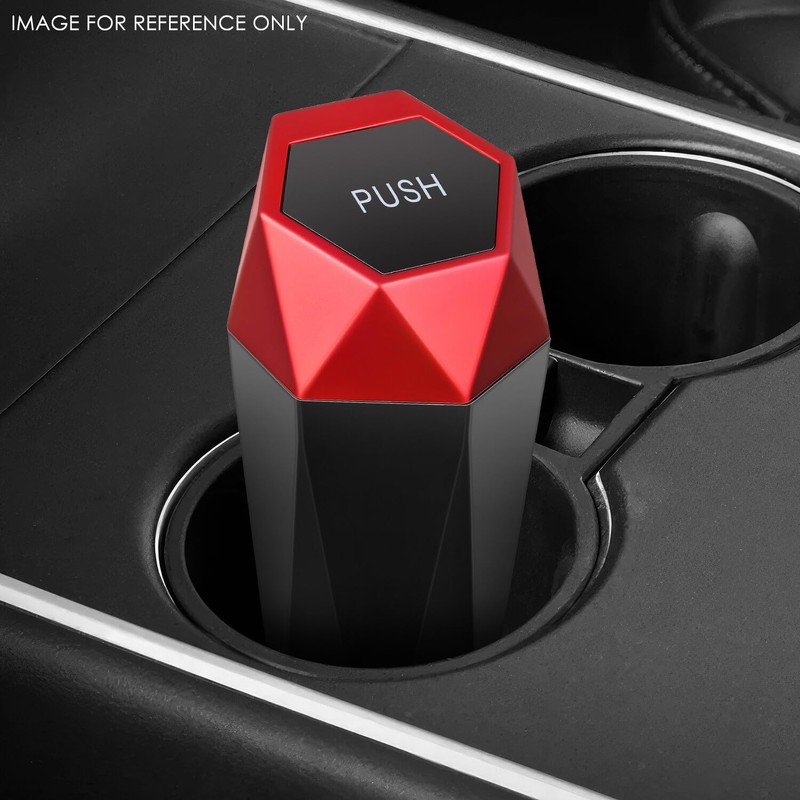 DNA MOTORING Mini Car Auto Trash Can with Removable Lid,