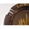 London Icons Mini Metal Ashtray - Collage in Golden Colour