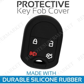 RemoteSuperMarket Key Fob Cover For 2015 2016 2017 2018 2019 Ford Fiesta Remote Case Skin