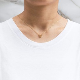 Philip Jones Gold Plated Heart Necklace