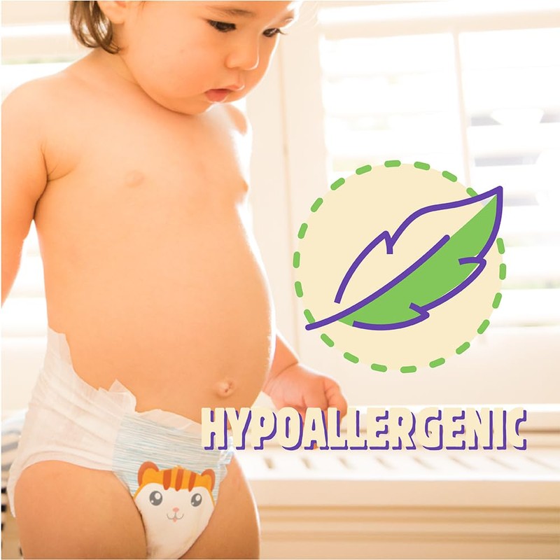 Cuties | Skin Smart, Absorbent & Hypoallergenic Diapers with Flexible