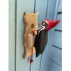 Male Pileated Woodpecker Door Knocker