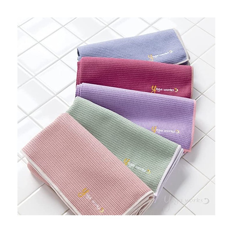 Yogaworks YW-A160-C112 Waffle Yoga Rug, Acai