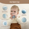 Moonkie Silicone Baby Cups 4 Months+ | Open Training Drinkware
