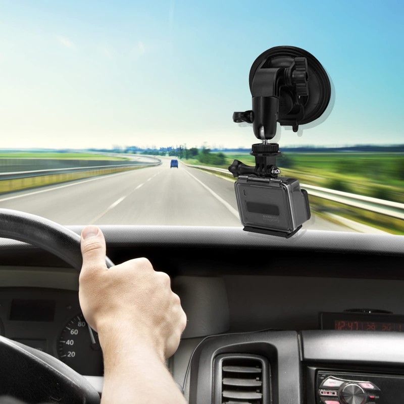 WiTi Suction Cup Mount Compatible with GoPro and DJI Osmo