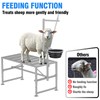 Feed Bin Goat Stand for Milking, 600LBs Goat Milking Stand,
