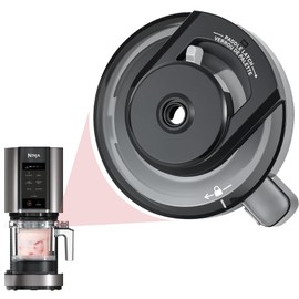 2025 Ice Cream Maker Outer Bowl Cover, Reusable Replacement Cover, Compatible with Ninja/NC301EU/NC299AMZEU/NC300EU CREAMi Ice Cream Maker (no paddle)