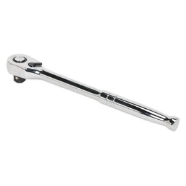 Sealey AK661 Pear-Head Flip Reverse Ratchet Wrench, 3/8" Square Drive, 200mm x 271mm x 49mm, Silver