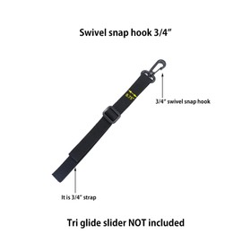 Baitoo Plastic Snap Hooks Swivel Snaphook Push Gate Clip Rotary Snaphook Rotate Claw Snap Clip Buckle Clasp Hooks for Strap (3/4“(20mm) - 6 Pieces)