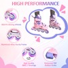 Fotoumgl Inline Skates for Girls Ages 4-8, Kids Inline Skates
