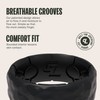 Groove Life Zeus Hammered Graphite Silicone Ring Breathable Rubber Wedding