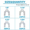 152 Pieces Auto Alignment Body Shims 1/16" 1/64" 1/32" 1/8"