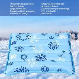 Cool Pillow,Cool Cushion,Reusable Gel Ice Packs With Ice Crystal Powder,Summer Cooling Cushion Mat Removable Car Cushion Seat Pad Water Ice Pad Cooling Artifact Suitable for Bedrooms (3636CM-3#)
