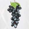 Fake grape model decoration, real fruit decor prop, black grapes for cafe table styling / 가짜 포도 모형 장식 리얼 과일 데코 소품 카페 테이블 연출용 흑포도