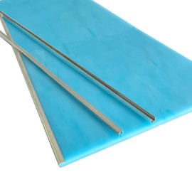 1/8" U Zinc Came for Stained Glass Works Framing, 72ft U Channel Zinc Came (3ft x 24)