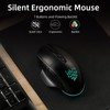 Hamile Ergonomic Wireless Keyboard and Mouse Combo, Wave Keys Full