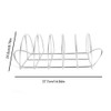 Stainless Steel Barbecue Bracket Rib Rack Barbecue Grilling Rack Non