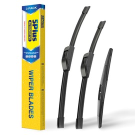 3 Wipers 26"/21"/12" Replacement For Acura MDX 2013 2012 2011 2010 2009 2008 2007, 26 Inch+21 Inch Windshield Wiper Blades with 12 Inch Rear Wiper Blade